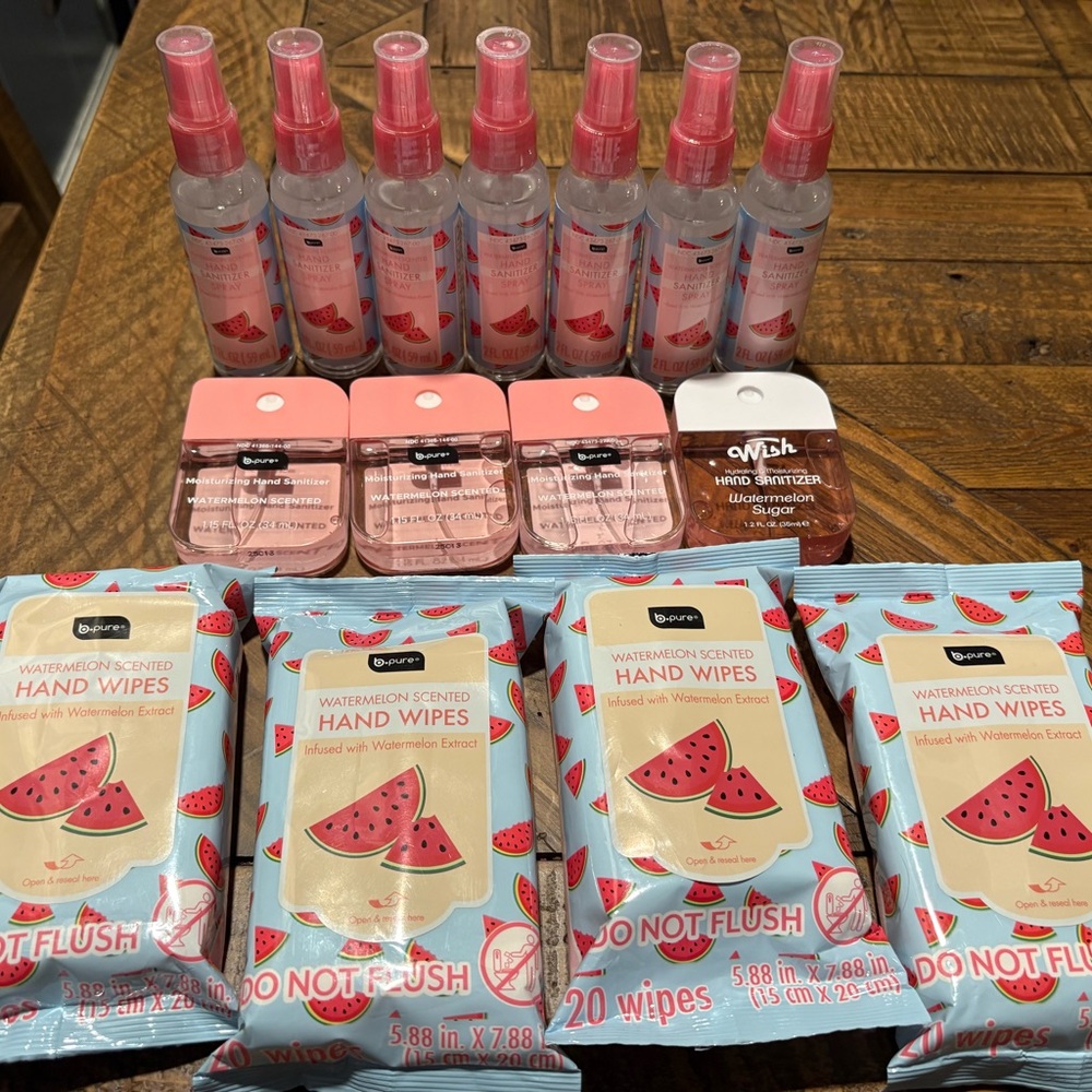 Watermelon Scented Hand Sanitizer Set